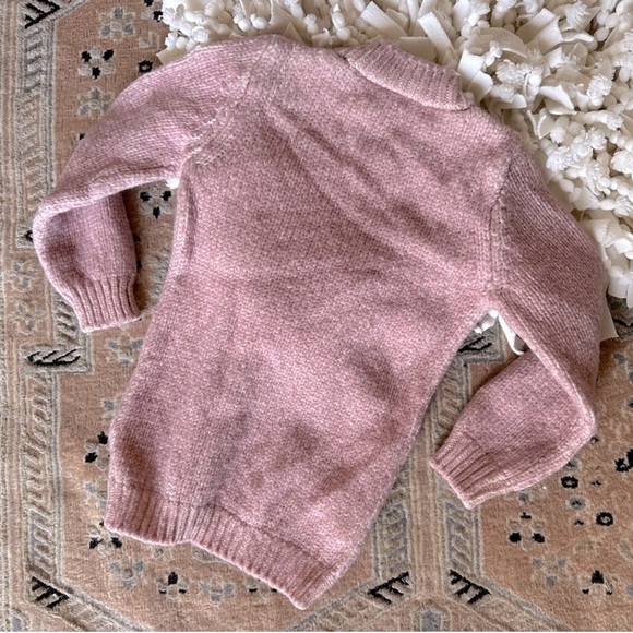 MONCLER ENFANT Long Sleeved Wool Blend Crew Neck Sweater Dress Little Girls Sz.6 - Picture 9 of 15